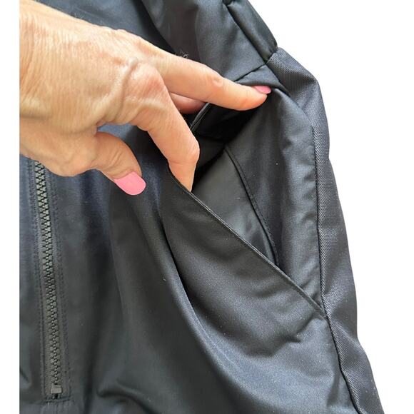 All In Motion Girls Snow Bibs Black Pink Medium 7/8 - Picture 4 of 5